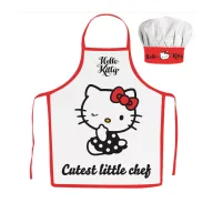Hello Kitty Little Chef children's apron 2-piece set