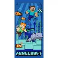   Minecraft Underwater bath towel, beach towel 70x140cm (Fast Dry)