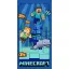 Minecraft Underwater bath towel, beach towel 70x140cm (Fast Dry)