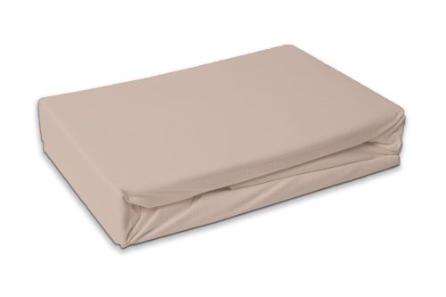 White Coffee Terry Fitted Sheet 90x200 cm