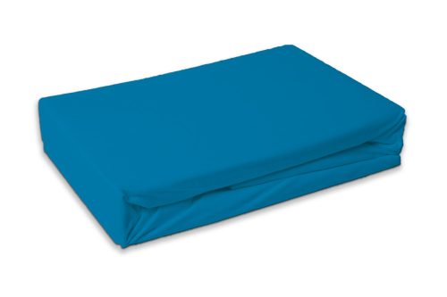 Marine Blue Terry Fitted Sheet 90x200 cm