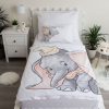 Disney Dumbo Grey Kids Bed linen 100×135 cm, 40×60 cm