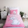 Disney Marie Cat Pink Kids Bedlinen (small) 100×135 cm, 40×60 cm