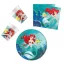 Disney Princess Ariel Curious party set with 36 pieces 23 cm plate