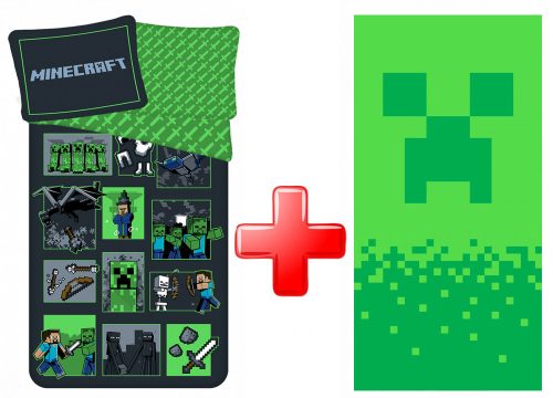 Minecraft Bed Linen and towel set