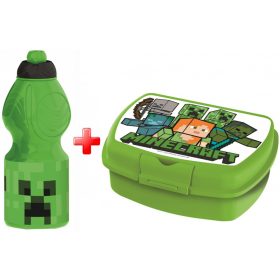 Minecraft Creeper Sandwich Lunch box GREEN Plastic