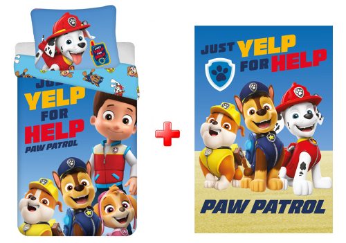 Paw Patrol Bed Linen and polar blanket set