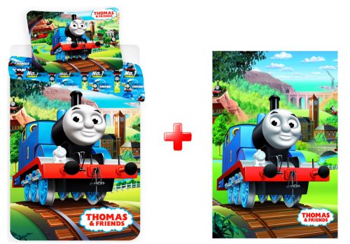Thomas and Friends City-Stop Bed Linen and polar blanket set