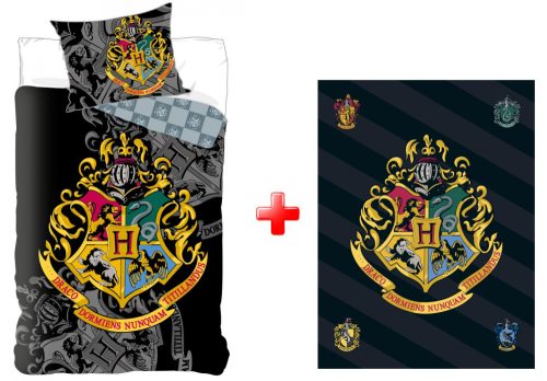 Harry Potter Houses Bed Linen and polar blanket set