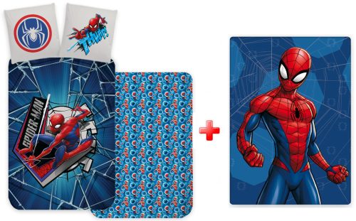 Spiderman Thiwp Kids Bed Linen and polar blanket set