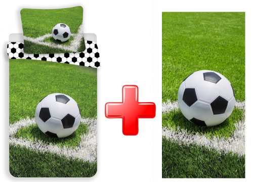 Football Pitch Bed Linen and towel set