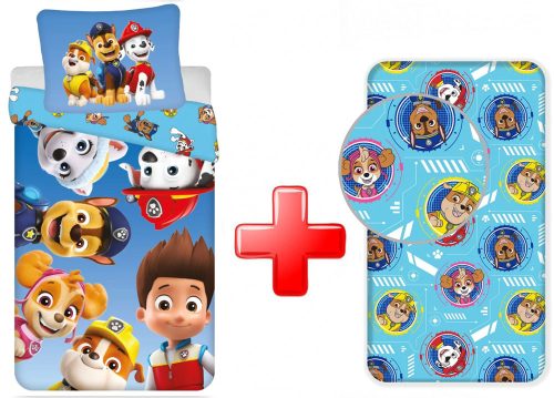 Paw Patrol Puppy Bliss Bed Linen and fitted sheet set