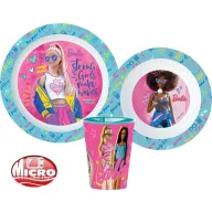   Barbie Stylish dinnerware set, micro plastic set, with cup 260 ml