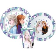   Disney Frozen Ice Magic dinner set, micro plastic set, with cup 260 ml