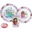 Gabby's Dollhouse Kitty Magic dinner set, micro plastic set, with cup 260 ml