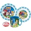 Sonic the Hedgehog Adventure dinner set, micro plastic set with mug 350 ml