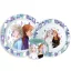 Disney Frozen Ice Magic dinner set, micro plastic set with mug 350 ml