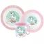 Unicorn Range dinner set, micro plastic set with 350 ml mug