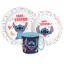 Disney Lilo and Stitch Just dinner set, micro plastic set with mug 390 ml