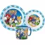 Sonic the Hedgehog Adventure dinner set, micro plastic set with mug 265 ml