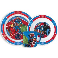   Avengers Army dinner set, microwave plastic set with mug 265 ml