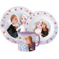   Disney Frozen Autumn Leaves dinnerware set, micro plastic set with mug 265 ml