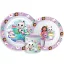 Gabby's Dollhouse Kitty Magic dinner set, micro plastic set with mug 265 ml