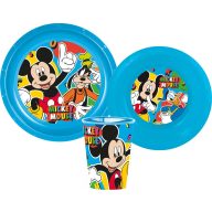 Disney Mickey Cool Summer dinnerware set, plastic set