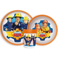   Fireman Sam Rescue Mission non-slip dinner set, micro plastic set