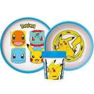   Pokémon Original Team non-slip dinnerware, micro plastic set