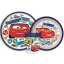 Disney Cars Stickers Go non-slip dinner set, micro plastic set