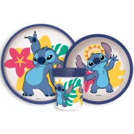   Disney Lilo and Stitch Palm non-slip tableware set, micro plastic set