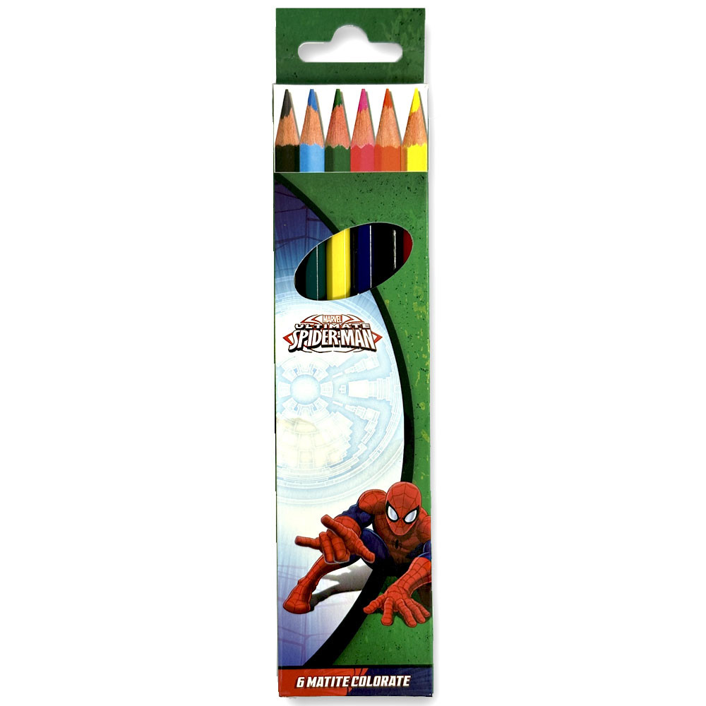 Spiderman Colored Pencils 6 pieces - Javoli Disney Online Store - Javo