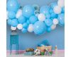 Blue Baby blue air-balloon, balloon garland set 65 pieces