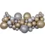 Colour Silver-Gold balloon, garland balloon set 65 pcs