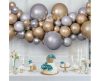 Colour Silver-Gold air-balloon, balloon garland set 65 pieces