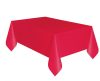 Red foil Tablecover 137x274 cm