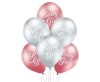 Baby Girl Glossy air-balloon, balloon 6 pcs 12 inch (30cm)