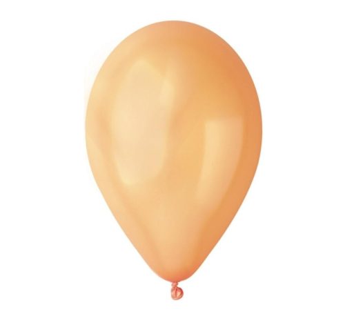 Colour Metal Salmon Orange Balloon, 100 pcs 10 inch (26 cm)