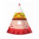 Indian Indian Party, party hat, shako 6 pcs