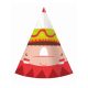 Indian Party, Indian Party hat, hat 6 pcs.