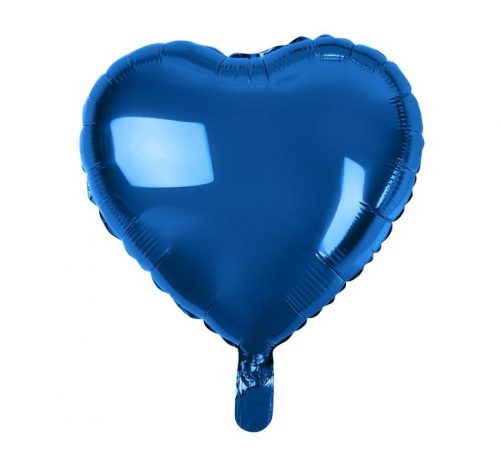 Dark Blue Heart, Blue Heart foil balloon 37 cm