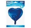 Dark Blue Heart, Blue Heart foil balloon 37 cm