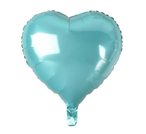 Light Blue Heart, Blue Heart foil balloon 37 cm