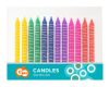Colour Crayons cake candle, candle set 12 pieces