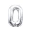 Number Silver, Silver Number 0 Foil Balloon 85 cm