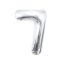 Number Silver, Silver Number 7 Foil Balloon 85 cm