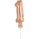 Rose Gold number 1 foil balloon for cake 13 cm