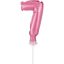 Number Pink Pink number 7 foil balloon for cake 13 cm