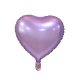 Matt Lilac Heart, Purple Heart foil balloon 37 cm